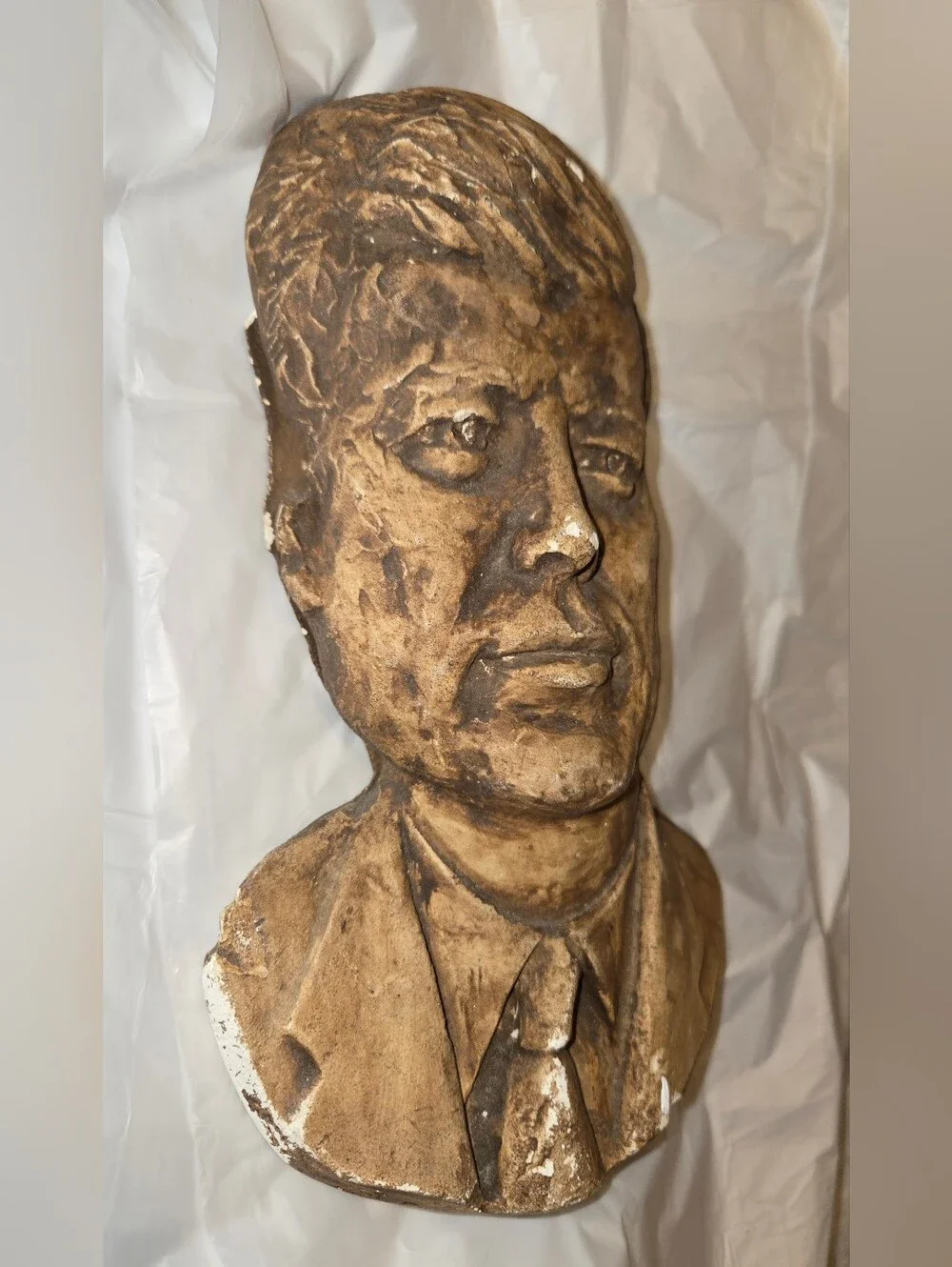 Bronze-Colored JFK Bust